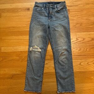 Banana Republic High-Rise Straight Leg Jeans